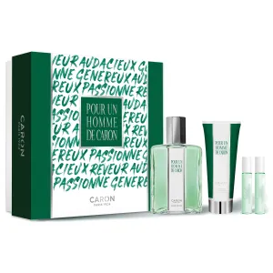 Caron Pour Un Homme by Caron 125ml EDT 4 Piece Gift Set