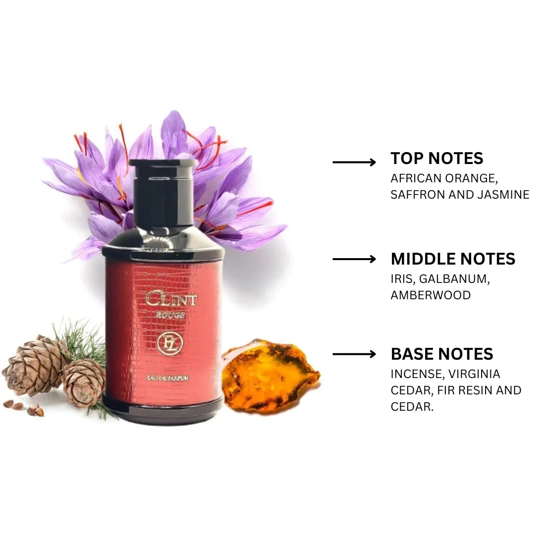 Clint Rouge By Lorientale Fragrances Eau de Parfum spray 3.4 oz
