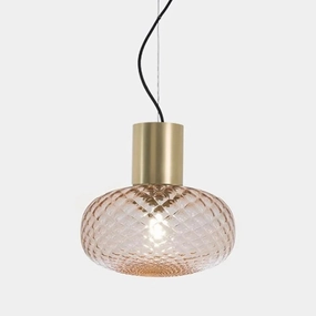 Designer Perfume Bottle Glass Pendant | SALE