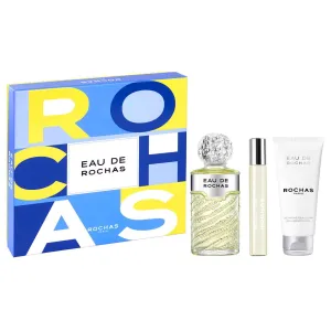 Eau De Rochas by Rochas 100ml EDT 3pc Gift Set for Women