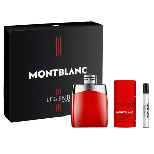 Legend Red by Mont Blanc 100ml EDP 3 Piece Gift Set