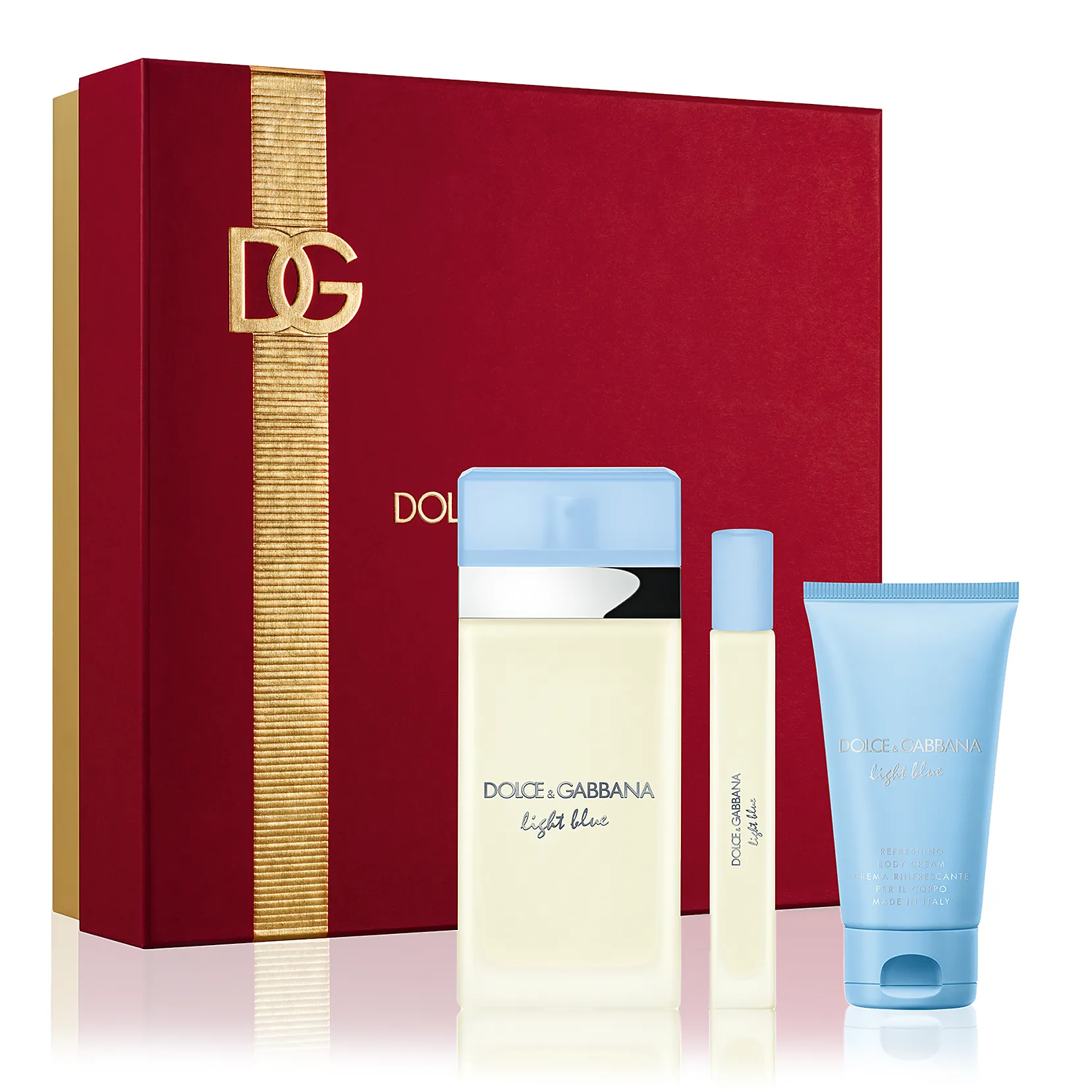 Light Blue by Dolce & Gabbana 100ml EDT 3 Piece Gift Set