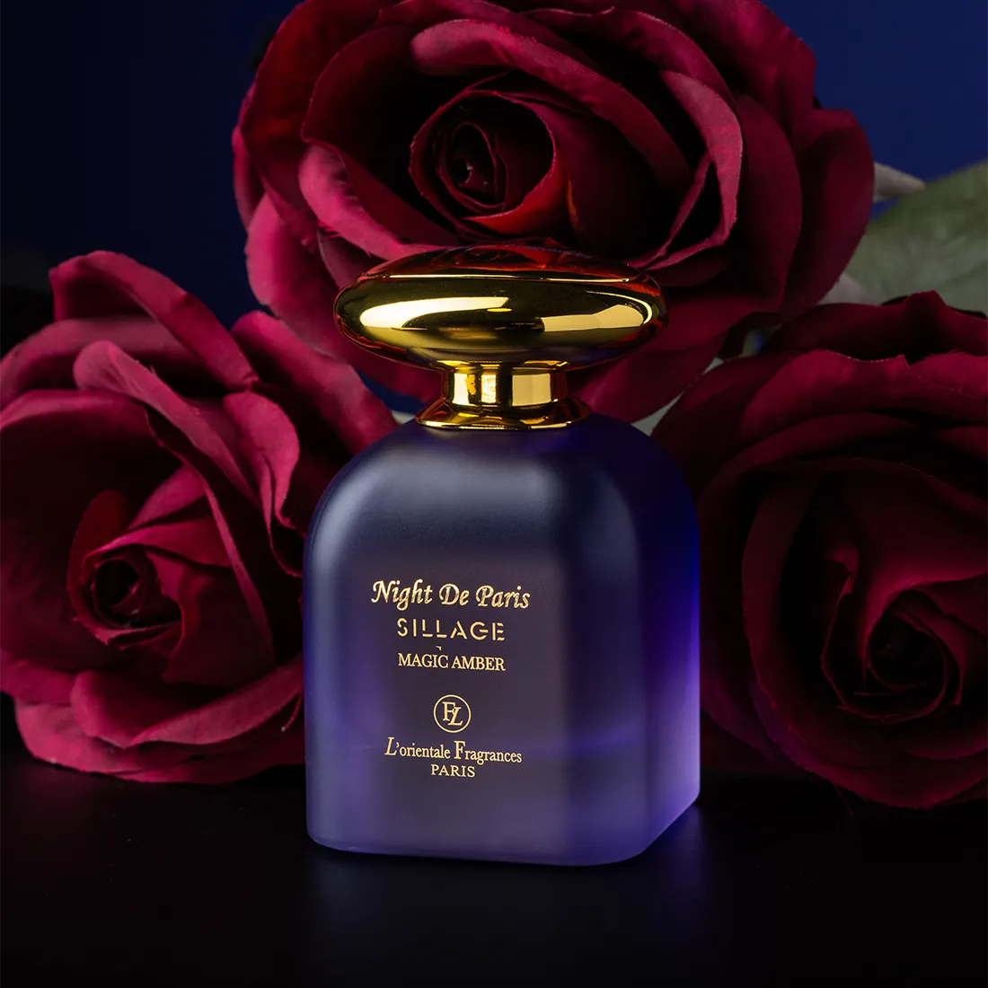 Night De Paris Magic Amber by Lorientale Fragrances Extrait de Parfum Spray 3.4 oz