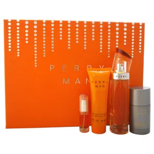 Perry Man by Perry Ellis 100ml EDT 4 Piece Gift Set