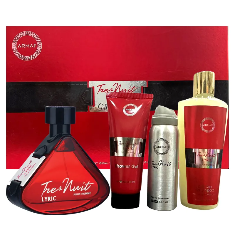 Tres Nuit Lyric by Armaf 100ml EDP 4 Piece Gift Set